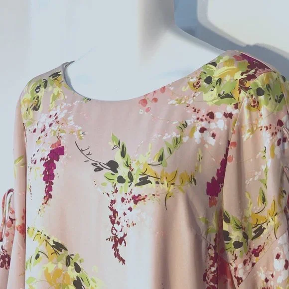 Worthington Floral Scoop Neck Sheath Dress - Picture 2 of 8